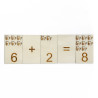Lemur wooden cards for learning mathematics