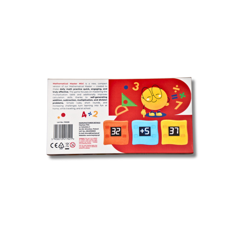 MATHEMATICAL MASTER  Mini EN